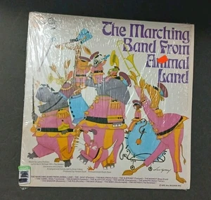 GOLDEN RECORDS-1972 "THE MARCHING BAND FROM ANIMAL LAND " GREAT CHILDERNS RECORD - Picture 1 of 10