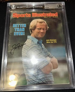 March 27, 1978 Jack Nicklaus Golf Autographed Signed Sports Illustrated BAS - Picture 1 of 5