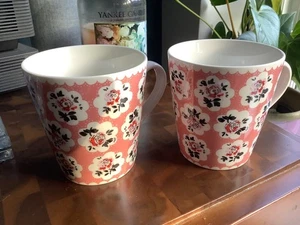 2 tazze floreali Cath Kidston bordo bianco - Foto 1 di 3