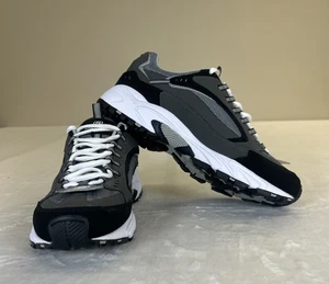NWOT Skechers Stamina Cutback Sneakers Mens Size 9 Charcoal Black 51286 Charity - Picture 1 of 13
