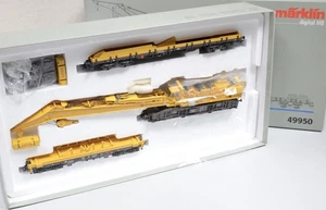 3-tlg. Märklin 49950 Eisenbahn-Kran Set "Goliath" der DB / Digital / Neuwertig - Picture 1 of 4