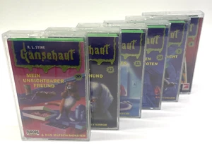 6x MC Hörspiel Kassette R.L.Stine Gänsehaut Folge 4, 7, 10, 11, 12, 20 Europa - Bild 1 von 16