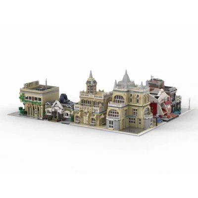 Modular Street with Pub, Hotels, Restaurant 10462 Bricks MOC-74911 High Quality - Image 1 of 4