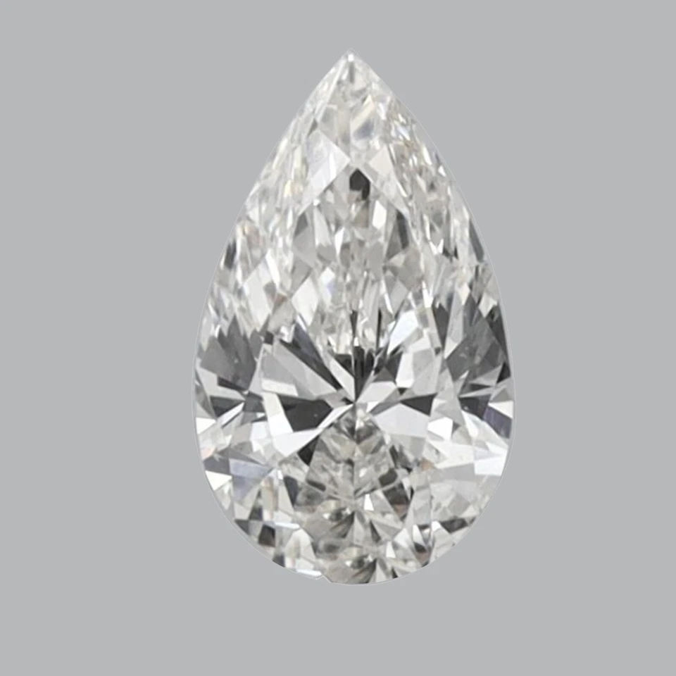 IGI Certified 0.32 Ct. H/VS1 Pear Cut Lab Grown CVD Diamond For Birthday Gift - Image 1 of 4