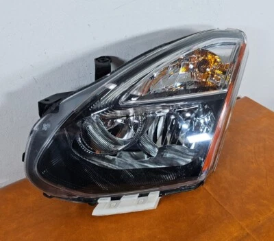 2008-2013 NISSAN ROGUE LEFT DRIVER BLACK BEZEL HALOGEN HEADLIGHT OEM USED#A - Image 1 of 4
