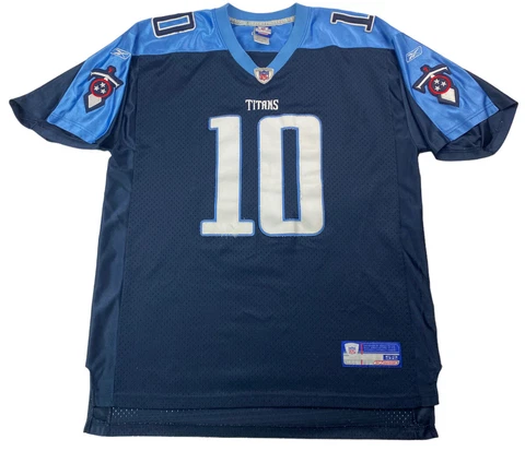 Vince Young Tennessee Titans Reebok Jersey NFL On Field Stitched Mens Size 52 Cover
