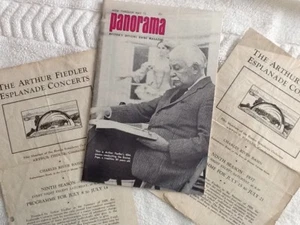 Arthur Fiedler Esplanade Konzertprogramm für die 9. Staffel Juli 1937 - Bild 1 von 9