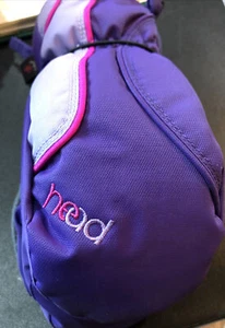 Head Mittens Purple Pink Dupont Sorona Insulated Girls Age 2-4 Years NEVER WORN - Picture 1 of 6