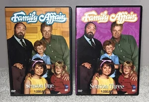FAMILY AFFAIR Seasons Lot 1 & 3 DVD Sets Complete - 10 Discs Total - Brian Keith - Picture 1 of 5