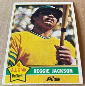 1976 TOPPS CARD #500 REGGIE JACKSON HOF EX-MT Condition - Picture 1 of 2