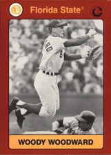 1990-91 Florida State Collegiate Collection Multi-Sport Card #130 Woody Woodward