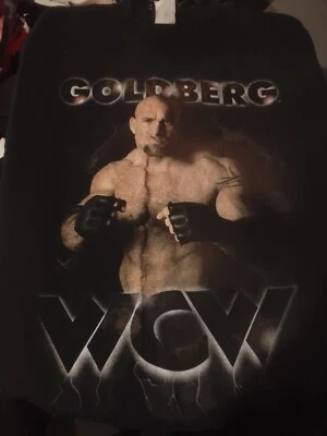 Camiseta gráfica manga corta WCW Goldberg juvenil XL vintage 1998 Fear The Spear Foto 1 de 4