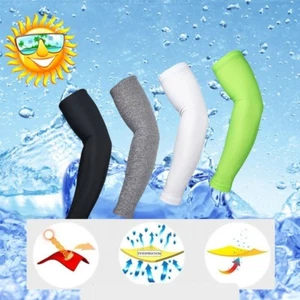 Cycling Sleeves Armwarmer Fishing Golf Running Arm Warmer UV Protection Sleeves - Picture 1 of 12