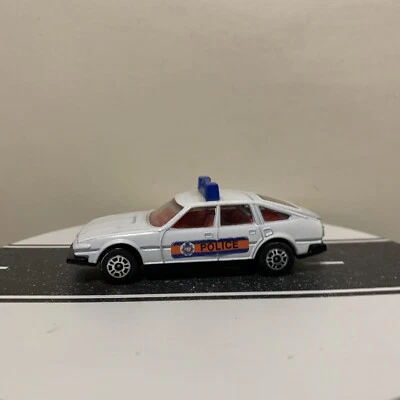 Corgi Juniors Gt Britain British Leyland Rover 3500 SD1 Police Car White, VTG NM - Image 1 of 4