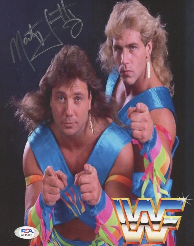 Marty Jannetty The Rockers WWF Signed 8x10 Photo PSA COA Shawn Michaels C - Image 1 of 1