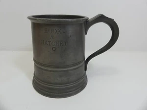 (ref288AV) Antiguo gancho y sombrero chet C para jarra de peltre 1pt - Imagen 1 de 7