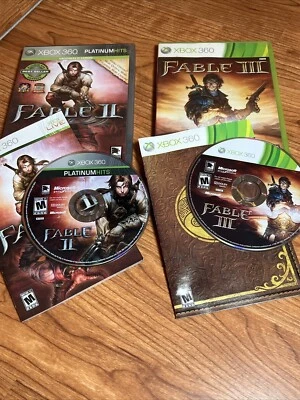 Fable II + Fable III Xbox 360 Videojuego Paquete con Manuales Foto 1 de 4