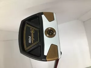 TaylorMade Spider FCG BLACK WHITE Crank Neck / 33 Putter PT / KBS CT TOUR BLACK - Picture 1 of 5