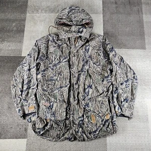VTG Columbia Mossy Oak Hunting Jacket Men XL Camo Omni Tech Waterproof - Picture 1 of 8