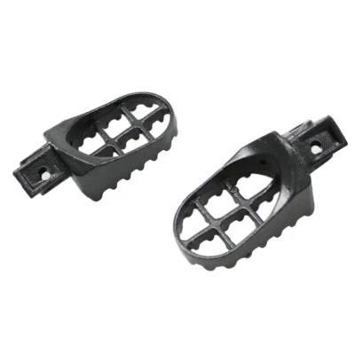 Pedales estriberas de acero gris motocross para Kawasaki KX65/80 KX85 KX100 1998-2012 Foto 1 de 4