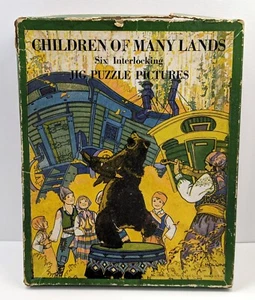 Children of Many Lands 6 Jigsaw Puzzles Boxed Set Holling C Holling Platt & Munk - Picture 1 of 16