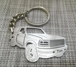 Ford Bronco ,custom keychain,birthday gift,stainless steel,drive safe - Picture 1 of 1