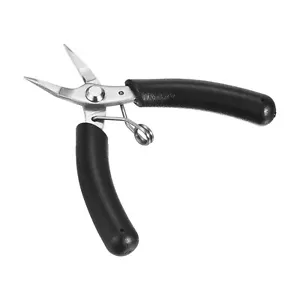 Needle Nose Plier Flat Nose Pliers Chain Nose Cutter for Jewelry Making Black - Picture 1 of 5