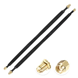 SMA Window Coax Cable 30cm SMA Male to Female LoRa Flat Cable for 4G LTE Antenna - Picture 1 of 25