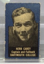 Herb Carey - Topps 1950 Felt Backs - Dartmouth College