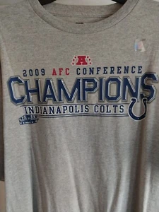 Indianapolis Colts 2009 NFL American Conference Champions T-Shirt Gr. XL (neu mit Etikett) - Bild 1 von 9