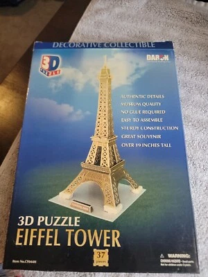 37 Piece 19" Tall 3D Puzzle Model Kit - Eiffel Tower (Smaller Version) - Image 1 of 4