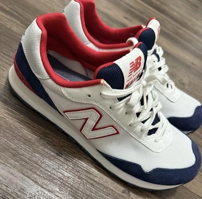 New Balance Men's 515 White/Red/Blue Size 11 - Image 1 of 4