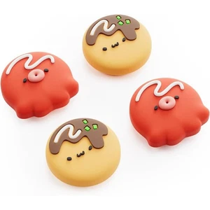 GeekShare NS2 Thumb Grip Caps for Nintendo Switch 2 Joystick Cover 4PCS Takoyaki - Picture 1 of 4