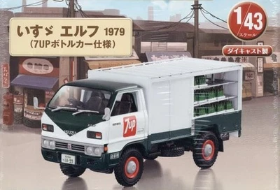 Camión botella Japón vehículos comerciales nostálgicos '1979 ISUZU ELF 7up 1:43 Foto 1 de 2