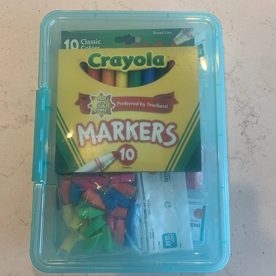 LÁPIZ + ENGRANAJE Y CRAYOLA MATERIAL DE REGRESO A LA ESCUELA Foto 1 de 4