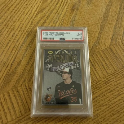 2023 TOPPS FINEST FLASHBACKS ADLEY RUTSCHMAN #16 PSA 9 MINT BALTIMORE ORIOLES   - Image 1 of 2