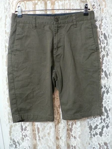 * VOLCOM CORPO CLASS HERREN 28 (29x10) BRAUN CHINO SHORTS - 10" RISE - GEBRAUCHT, IN EINWANDFREIEM ZUSTAND - Bild 1 von 10