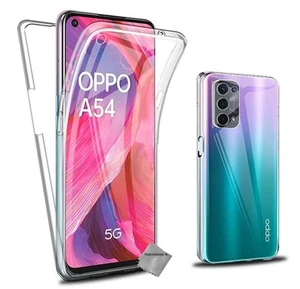 Housse etui coque silicone gel 360 integrale Oppo A54 5G / A74 5G + film ecran - - Photo 1/1