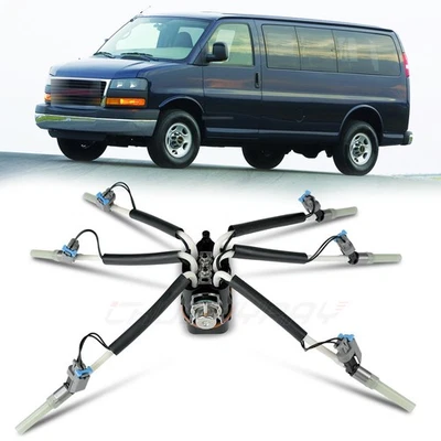 Inyector de combustible FJ503 Spider 6 cilindros para Chevrolet S10 1996-2004 motor V6 de 4,3 L Foto 1 de 4