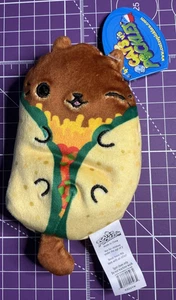 Neu mit Etikett Cats Vs Pickles 4 Zoll Bean #142 TACO CAT 2021 Blue Wave weiches Plüsch-Zappelspielzeug - Bild 1 von 3