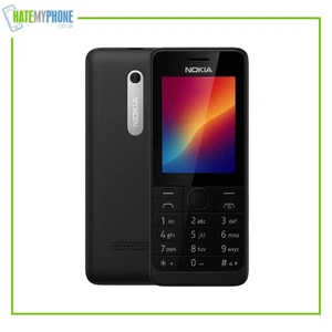 Nokia 301 Black Unlocked 64MB 2.4" 3.2MP Series 40 Mobile Button Phone - Picture 1 of 18