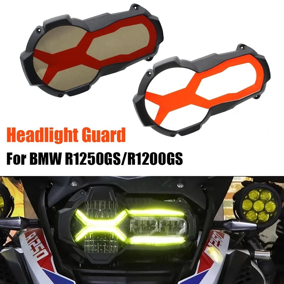 Protector de faros con defusor de color para BMW R1250GS 2018-2024 R1200GS 2014-2020 Foto 1 de 4