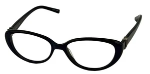 Jones New York Women Plastic Rectangle Eyewear Frame J757 Black 52mm - Picture 1 of 11