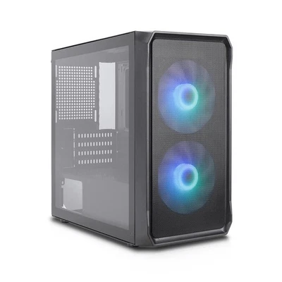 Silentware Air 10 Black mATX PC-Gehäuse Mesh-Front 2X 140mm A-RGB Lüfter ATX - Bild 1 von 4