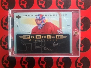 2003-04 Jose Theodore Premier Signatures #PS-JTH Auto UD Montreal Canadiens - Picture 1 of 2