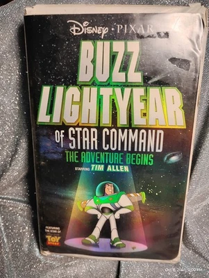 Buzz Lightyear of Star Command: The Adventure Begins (VHS, 2000) – Disney Pixar - Image 1 of 3