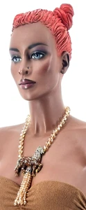 Traumhaftes Collier Statement Strass Kette Horse Pferd sign. Heidi Daus (44) - Bild 1 von 8