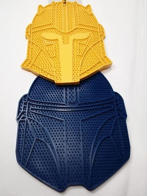 Star Wars Mandalorian Cascos Silicona Trivet Nuevo Disney Juego de 2 Piezas Nuevo con Etiquetas Único Foto 1 de 4