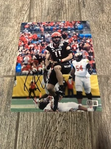 PAYTON WILSON SIGNED NC STATE WOLFPACK 8X10 PHOTO BAS COA AUTOGRAPHED STEELERS 3 - Picture 1 of 2
