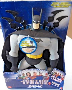 Justice League DC große weiche Figur Batman 12" Batarangs Spielzeug mit Sound neu aus altem Lagerbestand mit Gebrauchsspuren - Bild 1 von 12